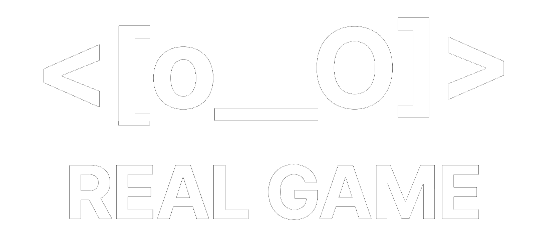 Логотип REAL GAME — o_O